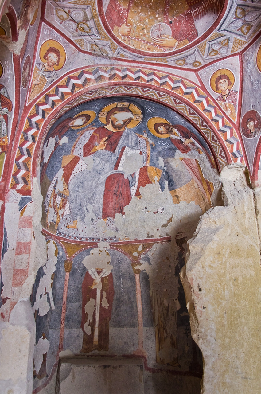 Elmali Church exterior view in Göreme Open-Air Museum