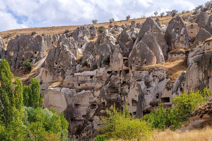 General view of Gomeda Valley near Mustafapaşa