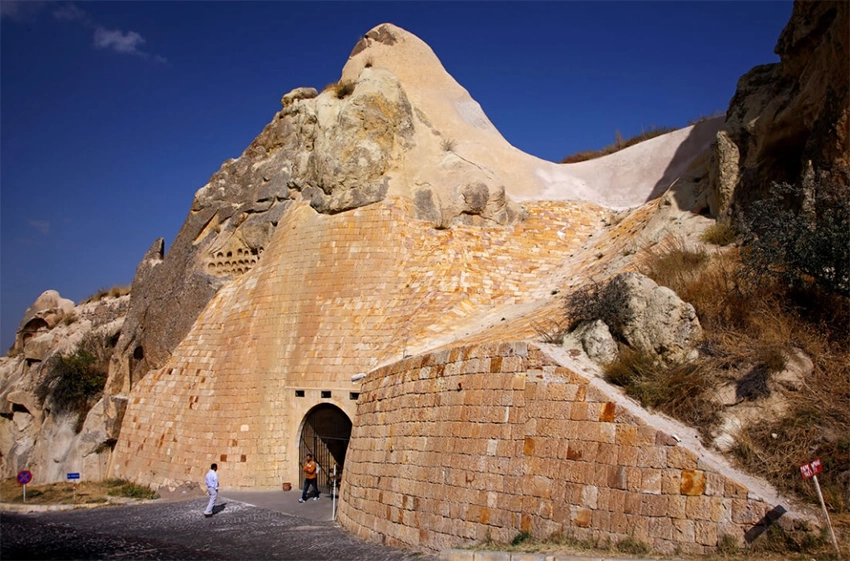 Tokalı Church exterior view in Cappadocia
