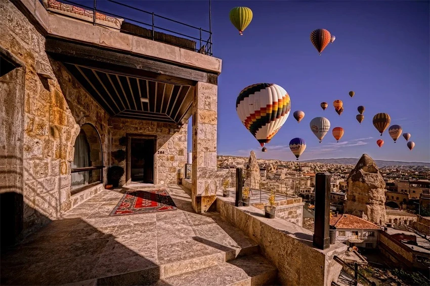 Overview of Cappadocia's unique landscape and fairy chimneys