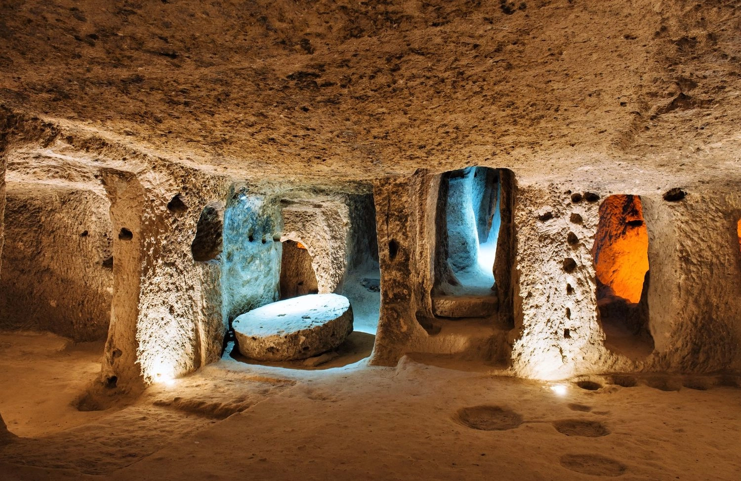 Derinkuyu Underground City tunnel passages