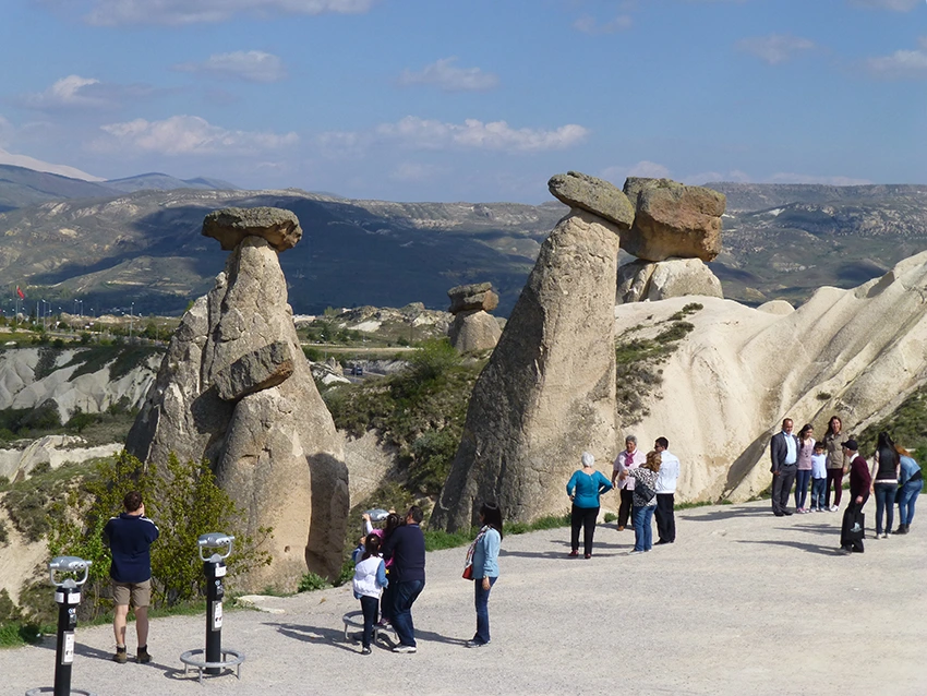 Cappadocia fairy chimneys, underground cities, hot air balloons